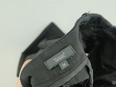 sukienka czarna basic: Spodnie materiałowe damskie, rozmiar XS — 4