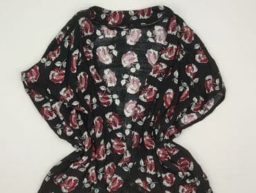 czarne bluzki w czerwone róże: New Look, Bluzka damska, rozmiar XL — 1