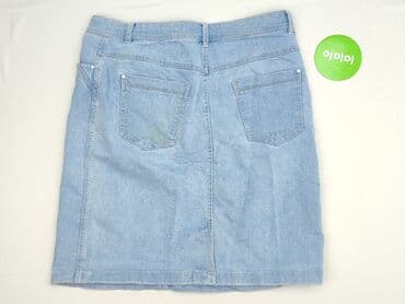 niebieska spódnice plisowane: Spódnica damska, XL — 3