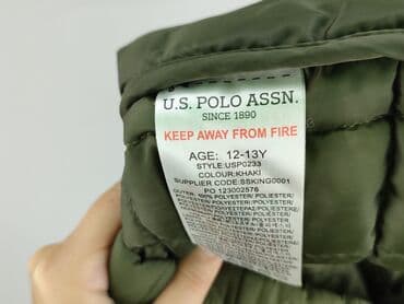 kombinezon dla dziewczynki na zimę: Kurtka przejściowa, U.S. Polo Assn, 13 lat, 152-158 cm, stan - Idealny — 5