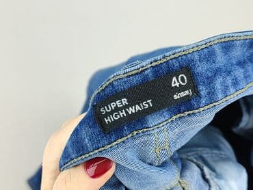 sinsay dżinsy z wysokim stanem: Jeansy damskie, rozmiar L — 4