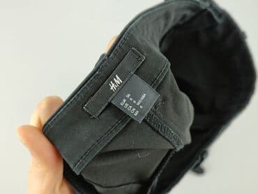 czarne spodnie damskie stradivarius: H&M, Spodnie materiałowe damskie, rozmiar M — 4