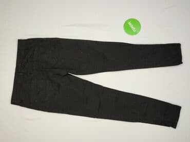bluzki czarne plus size: Spodnie materiałowe damskie, rozmiar L — 3