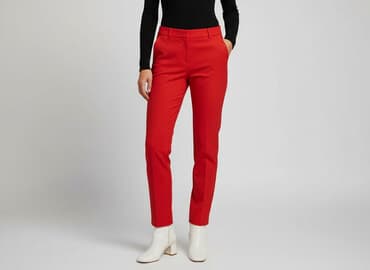 buty zimowe lata 80: Spodnie materiałowe damskie, rozmiar M — 7