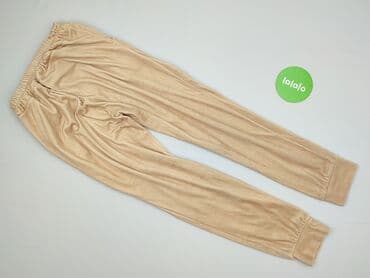 brazowe spodnie woskowane: ITALY FASHION, Spodnie dresowe damskie, S — 3