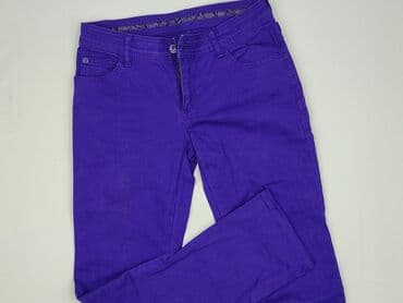 fioletowe jeansy damskie: Review, Spodnie materiałowe damskie, rozmiar XS — 1