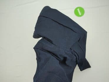 szerokie legginsy: Spodnie materiałowe damskie, S — 5