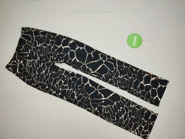 leopard print jeans: Spodnie materiałowe damskie, rozmiar XS — 4