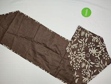domino: PL - Tablecloth 143 x 31, color - Brown, condition - Very good — 3