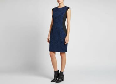 jaki kolor rajstop do granatowej sukienki: Ivanka Trump, Sukienka damska, M — 7