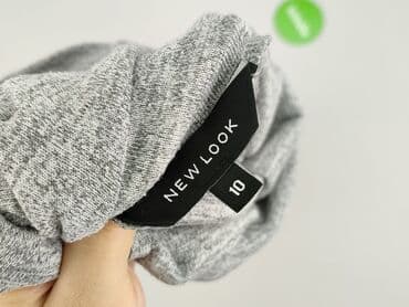 czarna sukienka ze srebrnymi wstawkami: New Look, Sukienka damska, M — 4