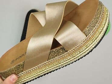 sandały na słupku ccc: Klapki damskie, rozmiar 39 — 8