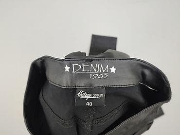 klapki gucci na platformie: Denim 1982, Jeansy damskie, rozmiar L — 4