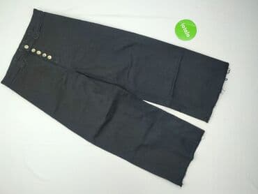 dżinsy z wysokim stanem czarne: Denim, Jeansy damskie, M — 2