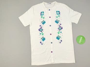 жіноча футболка m eu 38 візерунок принт колір білий: T-shirt damski, rozmiar L — 2