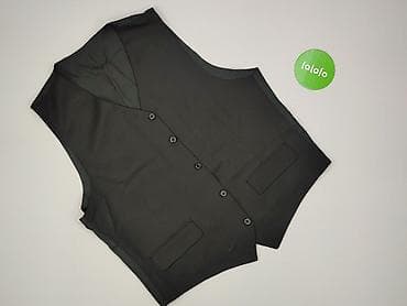 pull and: Męska kamizelka garniturowa w kolorze czarnym. Klasyczny, elegancki — 2