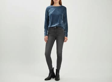 spódniczka welurowa: Bluzka damska, rozmiar S — 5