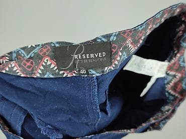 jeans water: Reserved, Spodnie materiałowe damskie, rozmiar L — 4