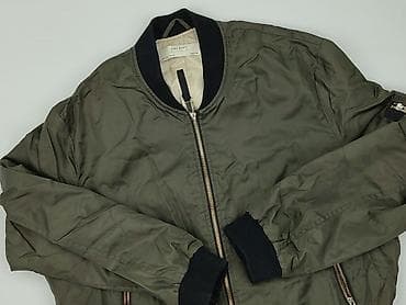 dres nike tech: Kurtka męska Zara Basic Outerwear – bomberka - Kolor: khaki/oliwkowy — 1