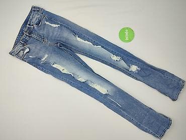jeansy robocze: H&M, Jeansy damskie, rozmiar S — 2
