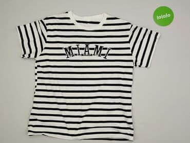 bluzka w paski meska: T-shirt damski, rozmiar M — 3