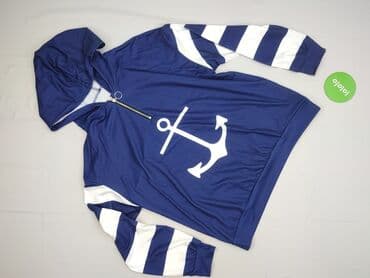 5 lat w paski bluza w paski swiat: Bluza z kapturem damska, L — 2