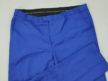 michael h: Męskie spodnie materiałowe – kolor intensywny kobalt/royal blue. - — 1