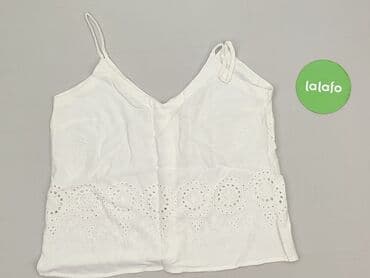 koszulka na ramiaczkach z koronka: Bluzka damska, rozmiar S — 3