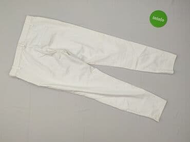 Women: Material trousers for women, size S (EU 36) — 3