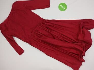 czerwone sukienki plus size: Sukienka damska, rozmiar M — 4