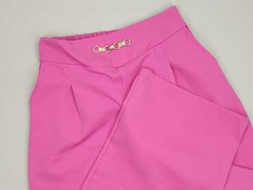 bluzka do różowych spodni: Material trousers for women, size S — 2