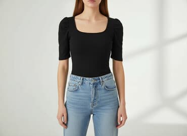 marynarki plus size damskie: Calliope, Bluzka damska, L — 6