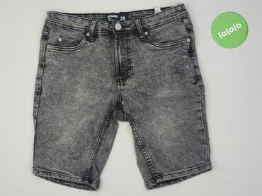 biale szerokie jeansy: Sinsay, Szorty dla mężczyzn — 2