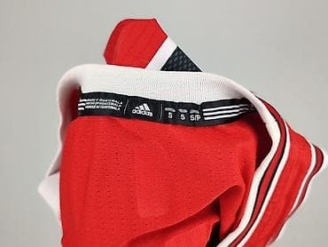 spodenki tech: Adidas, T-shirt sportowy dla mężczyzn, rozmiar S — 4
