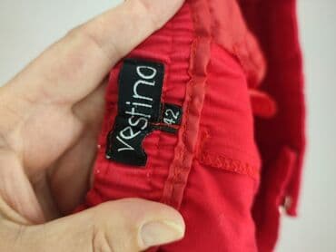 Women: Vestino, Material trousers for women, size XL (EU 42) — 4