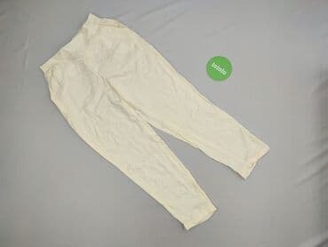 białe lniane spodnie zara: Spodnie materiałowe damskie, rozmiar S — 2