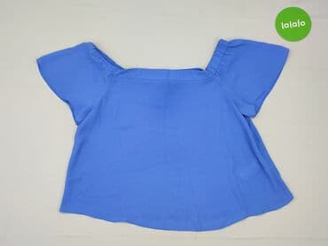 niebieska bluzki z krótkim rękawem: New Look, Bluzka damska, rozmiar M — 3