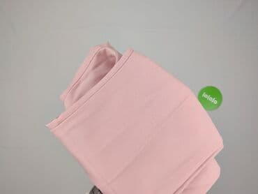 jaka bluzka do różowych spodni: Material trousers for women, size XL — 4