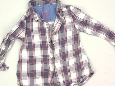 koszula camel active: Shirt 1.5-2 years, condition - Very good, pattern - Cell, color - White — 1