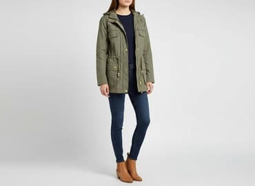 kurtki zimowe damskie c a: Cecilia Classics, Parka damska, rozmiar S — 7