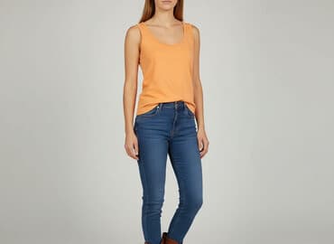 bluzki bez jednego rękawa: Bluzka damska, rozmiar M — 7