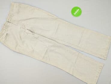 Women: Material trousers for women, size M (EU 38) — 2