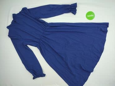 niebieska sukienki midi: Sukienka damska, rozmiar S — 3