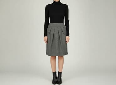 plisowane spódnice szara: Oasis, Spódnica damska, rozmiar M — 7