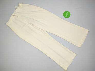 Women: Material trousers for women, size XL (EU 42) — 2