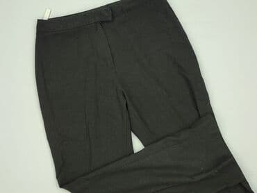 zara woskowane spodnie: Material trousers for women, size L (EU 40) — 1
