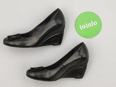 lasocki kozaki na koturnie: Półbuty damskie, 37 — 3