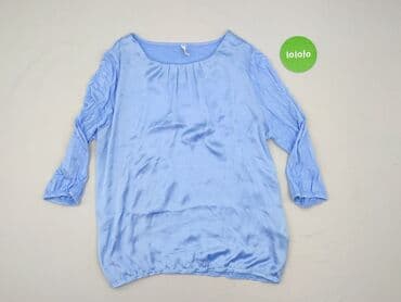 błękitna bluzki damskie: Bluzka damska, rozmiar XL — 2