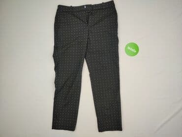 srebrne sukienki na imprezę: Zara, Material trousers for women, size M (EU 38) — 2