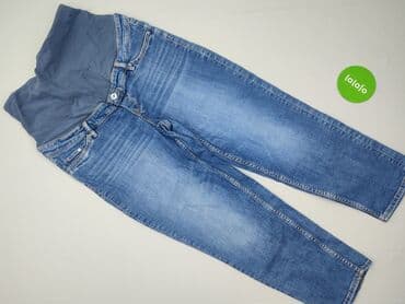 dżinsy ciążowe z dziurami: H&M Mama, Jeansy damskie, rozmiar M — 2